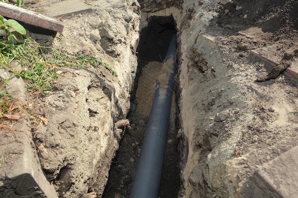Sewer line replacement